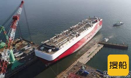 今治造船建造新一代LNG动力汽车运输船下水