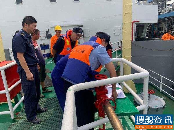 长航芜湖派出所会同海事部门开展联合执法