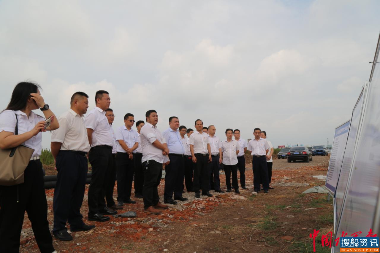 党建引领,助推岳阳段航道疏浚土综合利用