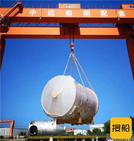 南通远洋配套交付第三套40万吨矿砂船脱硫系统