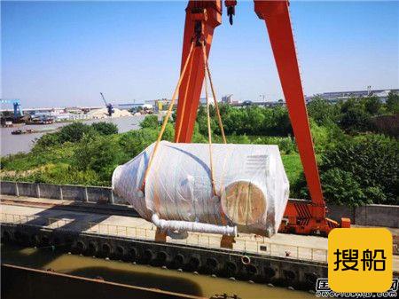 南通远洋配套交付第三套40万吨矿砂船脱硫系统