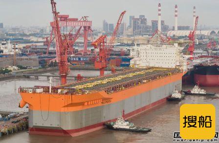外高桥造船交付全球首艘自航大型FPSO