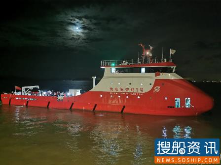 中国电科海电院打造首艘智能船舶完成试航,