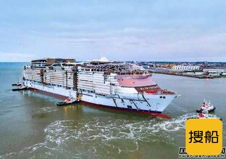 大西洋造船厂绿洲系列豪华邮轮“海洋奇迹”号出坞