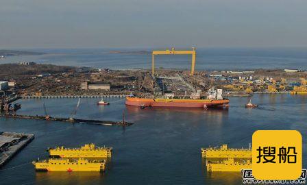红星造船厂首艘LNG动力MR型成品油船开工
