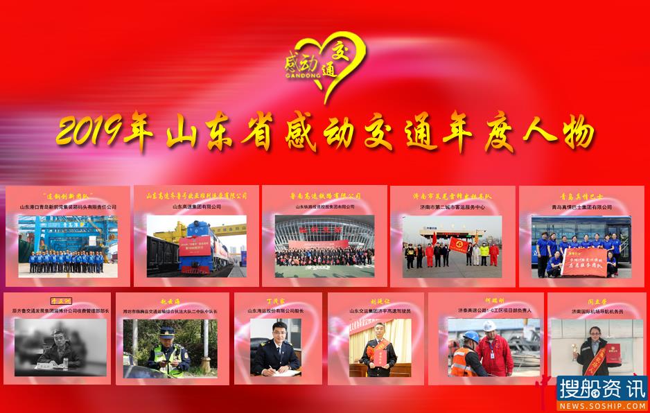 “2019年山东省感动交通年度人物”揭晓