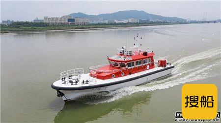 江龙船艇承建20米全铝合金引航船顺利交付