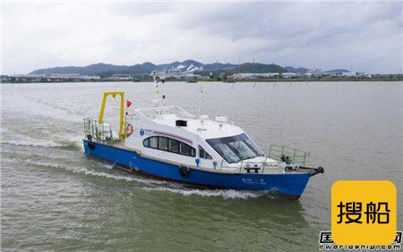 江龙船艇承建国内地矿系统首艘地质调查船顺利试航