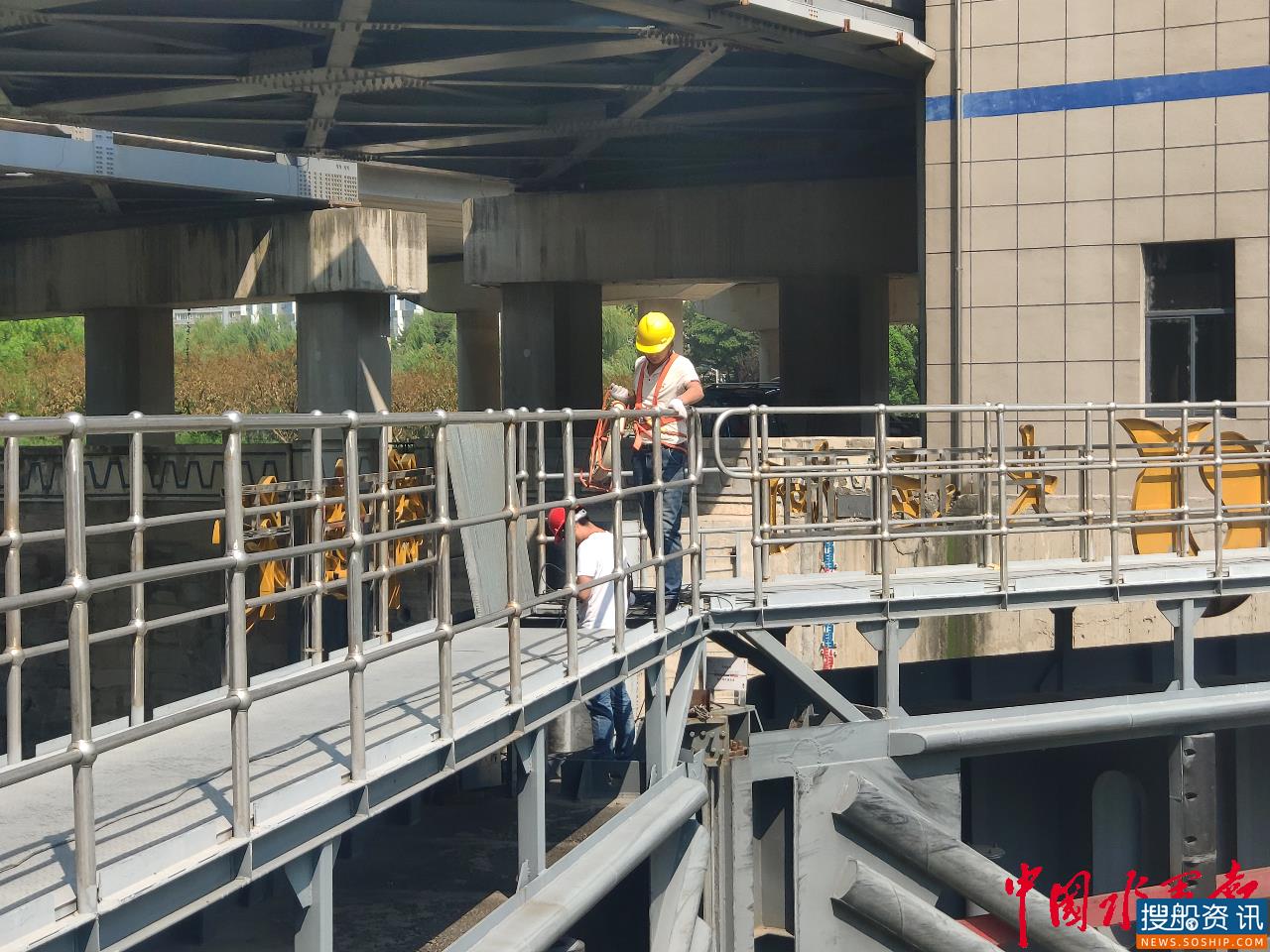 泗阳船闸电气改造助力船舶过闸服务升级