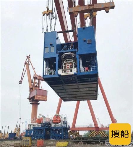 芜湖造船厂交付上海打捞局500MSW饱和潜水系统模块