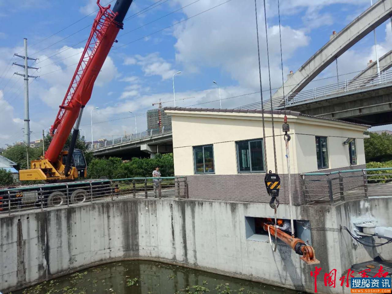 海安船闸：消除隐患保安全 延时服务守畅通