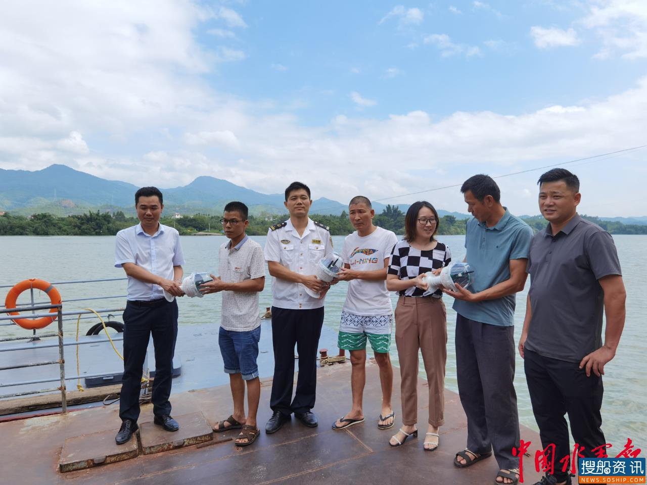 东源县辖区首批渡船AIS设备安装完成