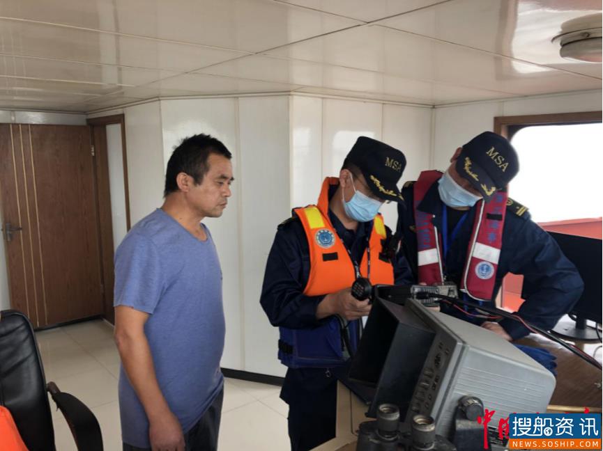 富池海事强化到港船舶安全检查