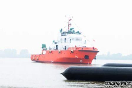 新扬船舶350吨消防船“青消二号”下水