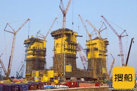 全球首个！海油工程完成万吨级半潜式储油平台船体建造