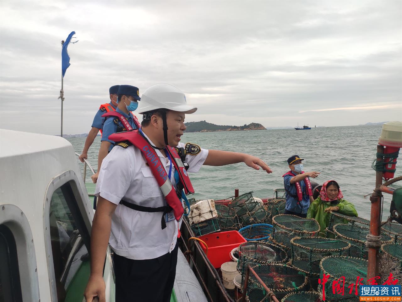 双节前夕 莆田秀屿港海事处与涉海部门开展联合执法行动