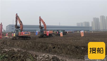 神舟机械“退市进园”项目最大单体船体车间开工