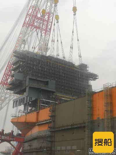 招商重工完成史上最大单体分段吊装