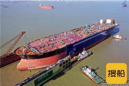 上海中远海运重工“猎鹰”轮首次坞内工程结束