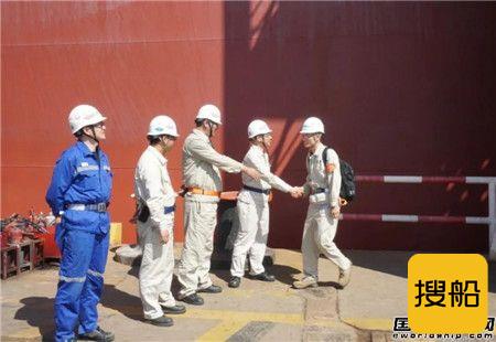 外高桥造船21万吨散货船H1517船试航凯旋