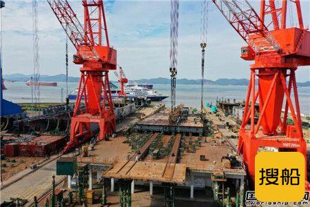 舟山中远海运重工两天3船3节点全力冲刺四季度
