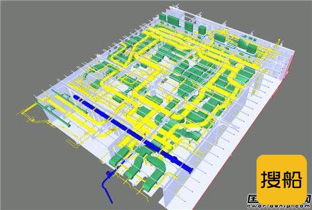 外高桥造船大型邮轮首个实船内装样板舱完工