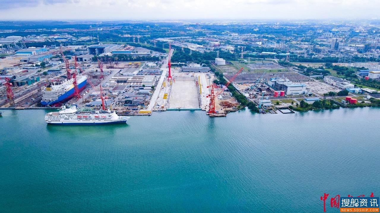 中交三航重工三号船坞项目完工