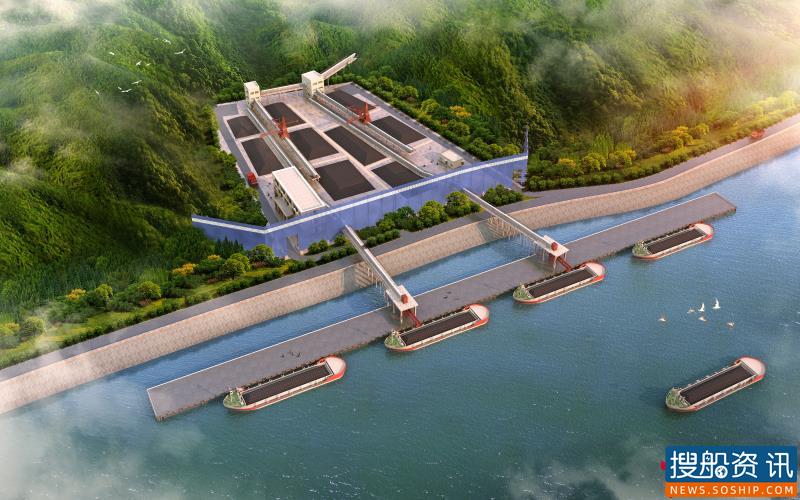 兰溪市下杨货运码头水工结构开工建设