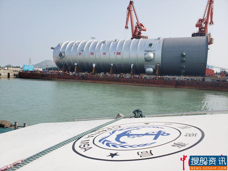 漳州东山海事处成功保障古雷炼化一体化关键重件设备海上运输安全