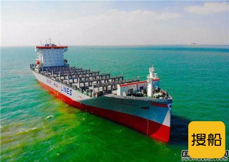 黄埔文冲2038TEU项目首制船完成试航