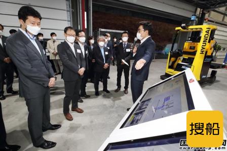 现代重工集团展示与IT业合作研发成果