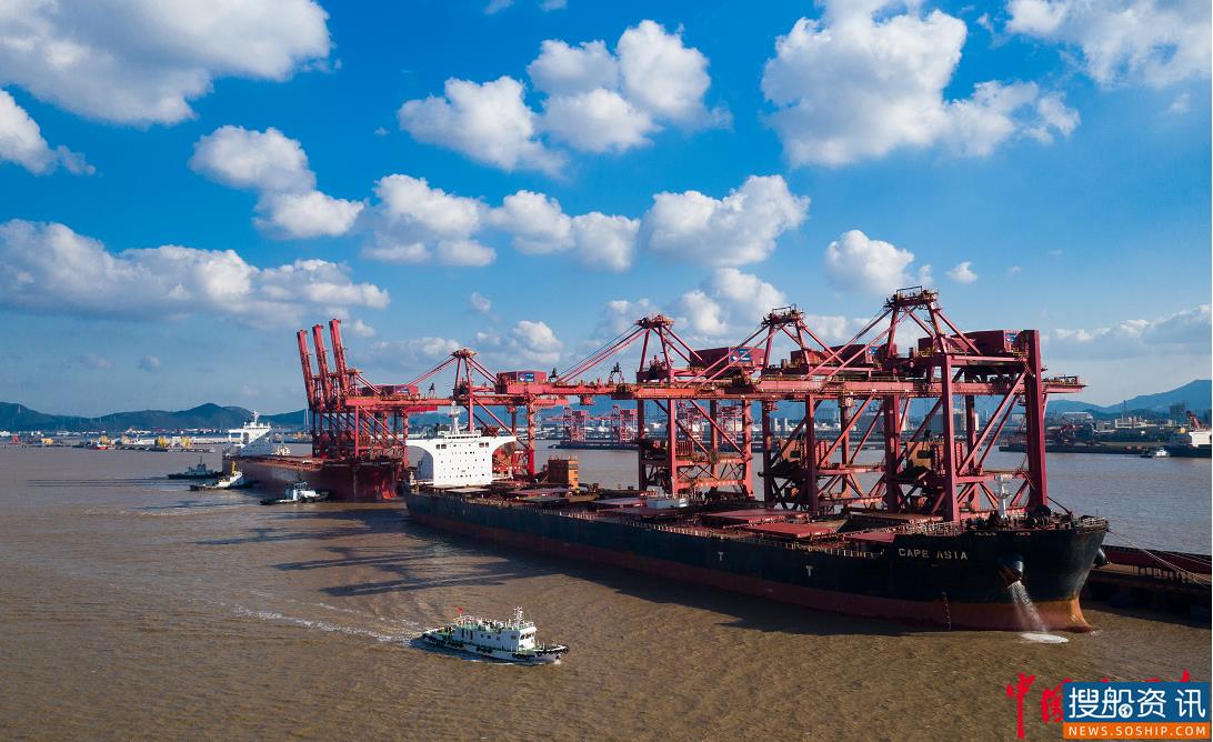 宁波舟山港10月份运输生产大幅攀升