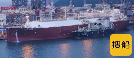 造船业首次！大宇造船完成在建LNG船对船LNG码头装载作业
