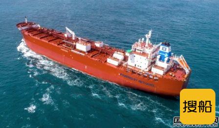 现代尾浦造船获一艘甲醇动力化学品船订单