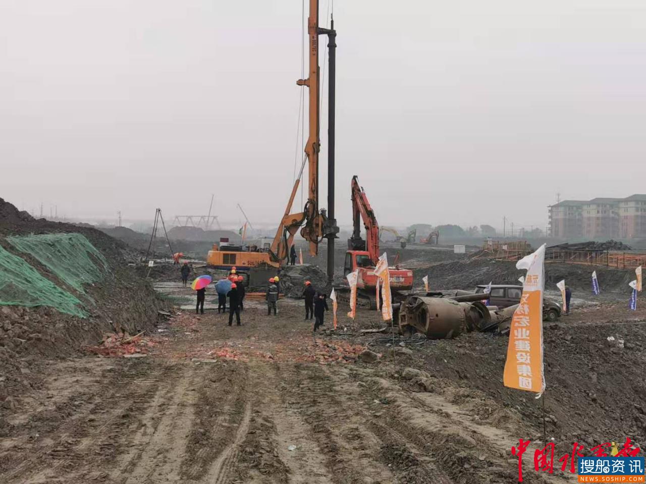 京杭运河二通道黄家门桥项目进入实质性开工阶段
