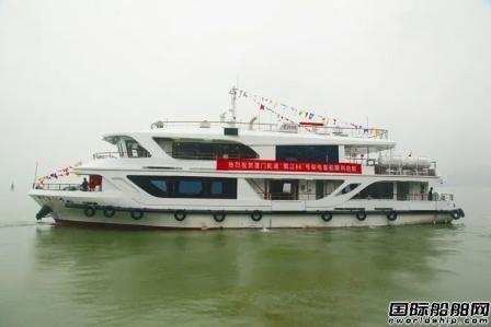 凯灵船厂交付国内首艘运用能量型超级电容海上客船