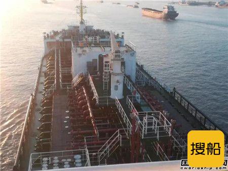 大洋海装一艘13000吨化学品船试航顺利归来
