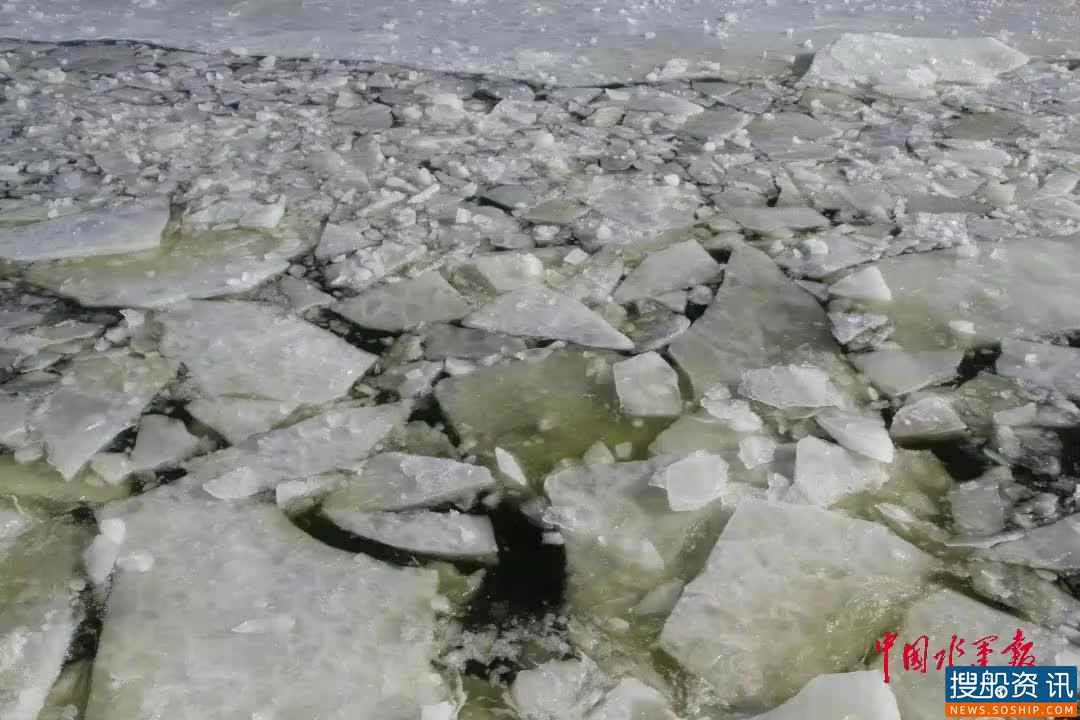 天津海河海事局组织开展海河下游破冰作业