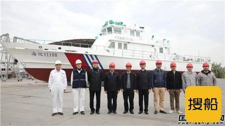 江龙船艇承建海南海事局“海巡11108”船下水