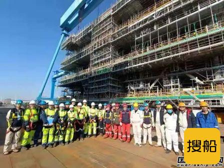启东中远海运海工M019模块项目实现三大重要节点