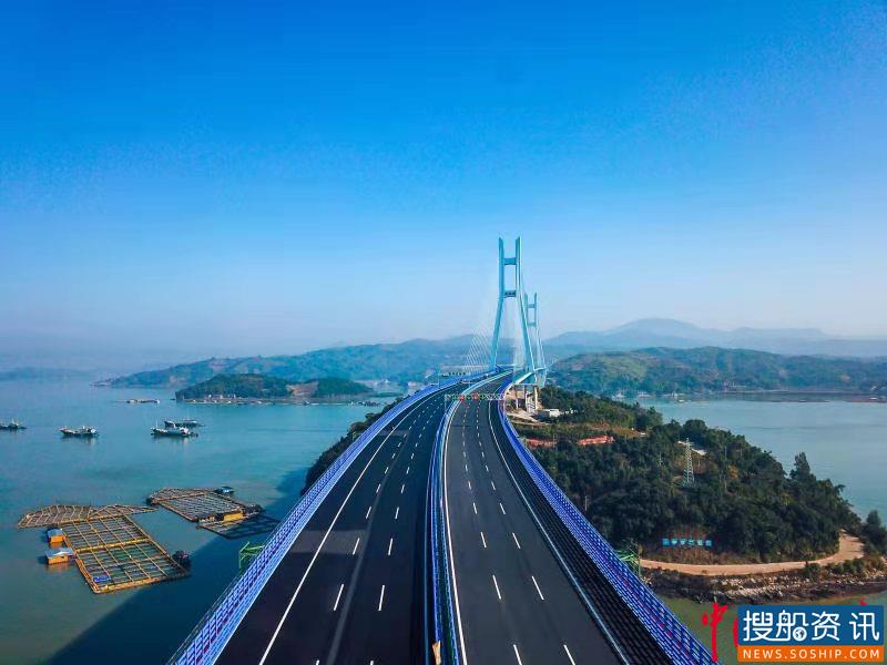 福建沙埕湾跨海通道通车