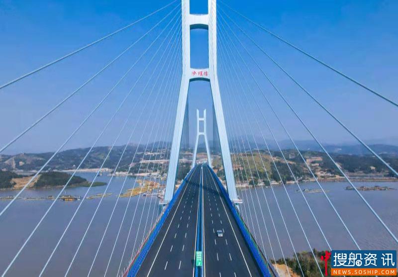福建沙埕湾跨海通道通车