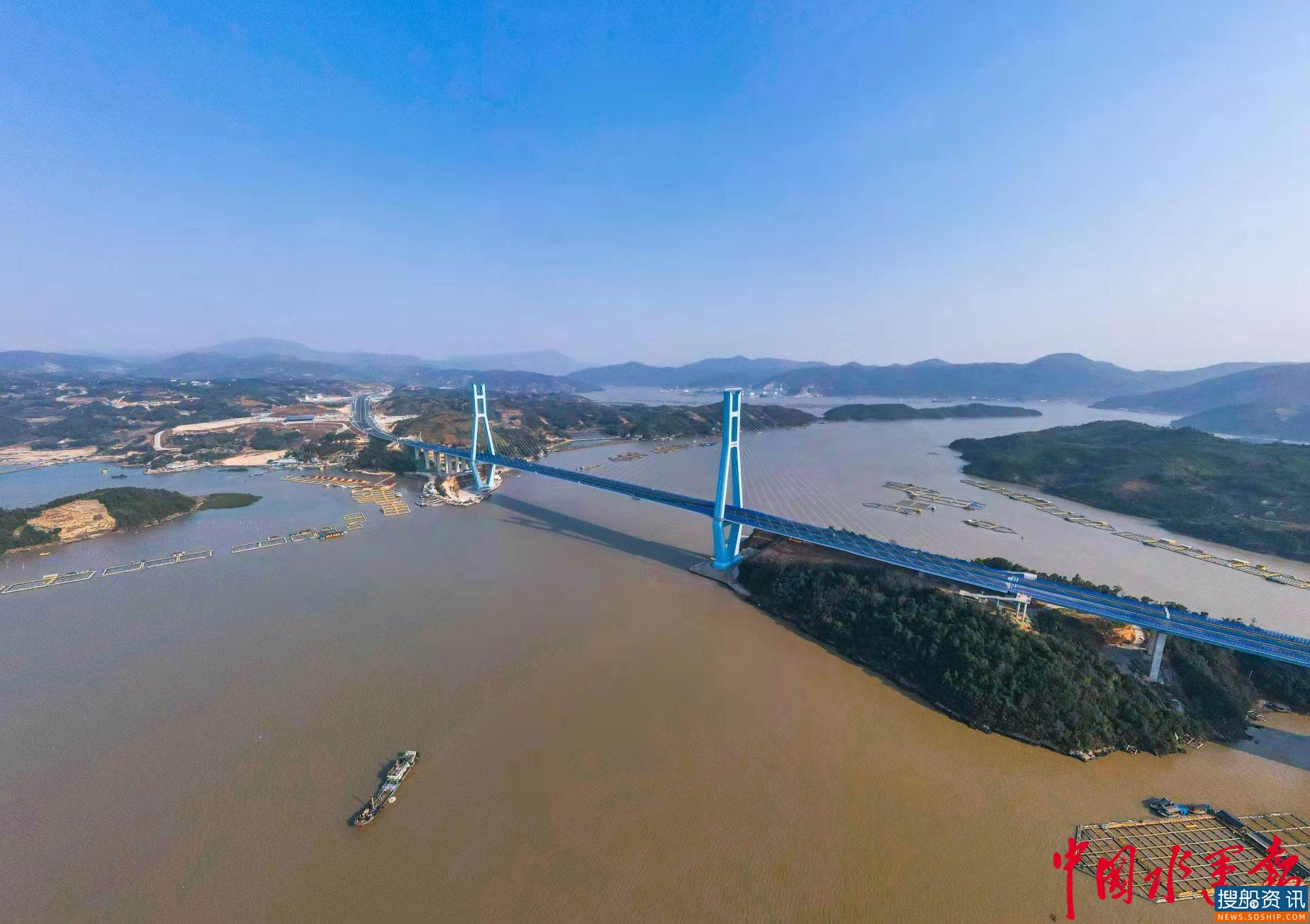 福建沙埕湾跨海通道通车