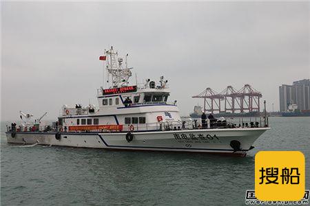 中船广西交付首艘自主建造海底电缆综合运维船