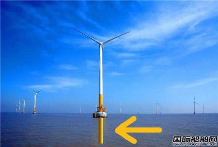 广船国际首个海上风电场单桩项目项目抢赢收官
