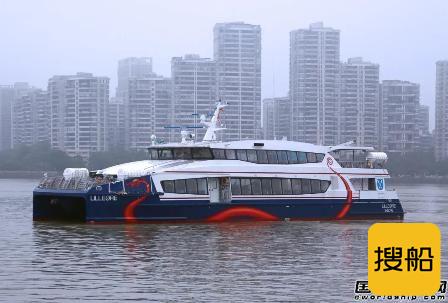英辉南方建造296客位高速客船启运前往丹麦
