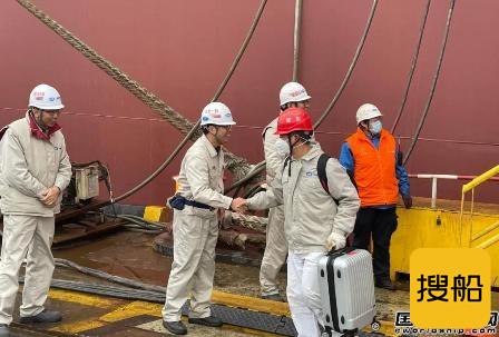 外高桥造船21万吨散货船H1482船试航凯旋