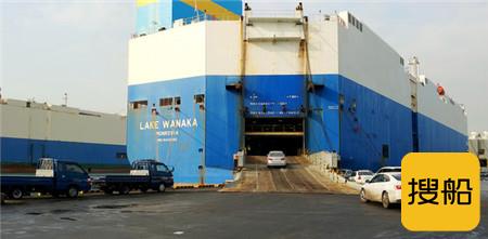 CEVA Logistics整船滚装项目交付千辆汽车