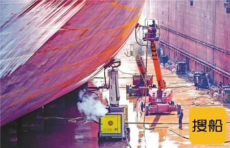 招商工业孖洲岛修造船基地4000多员工节日期间坚守岗位
