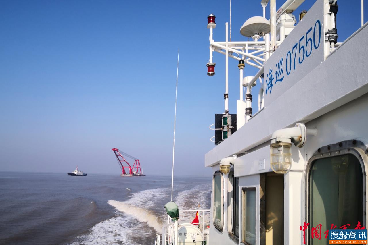 玉环海上风电顺利完成沉桩 台州海事部门全力保驾护航